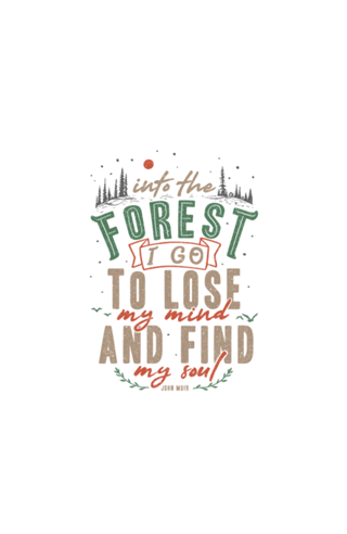 And into the forest I go