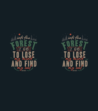 And into the forest I go