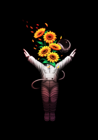 Surya Namaskar Sun Salutation Astronaut