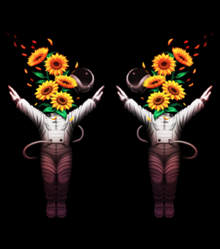 Surya Namaskar Sun Salutation Astronaut