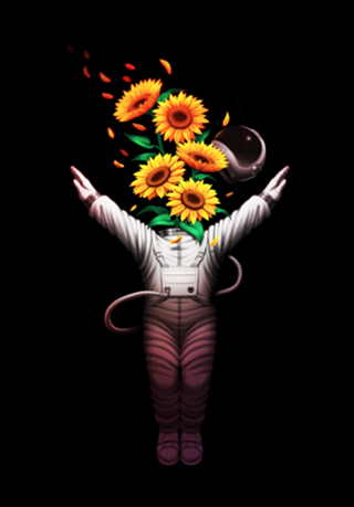 Surya Namaskar Sun Salutation Astronaut