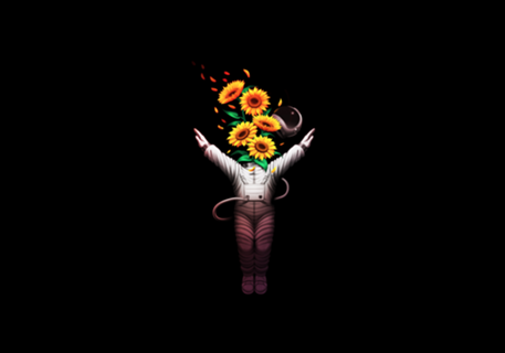 Surya Namaskar Sun Salutation Astronaut