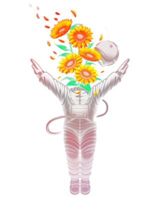 Surya Namaskar Sun Salutation Astronaut