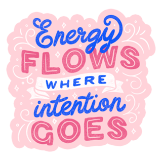 Energy Flows Where Intention Goes
