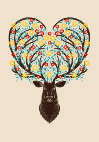 Blooming Deer