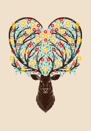 Blooming Deer