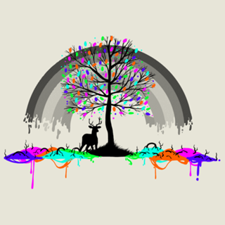 Melting Rainbow Colors Parasite