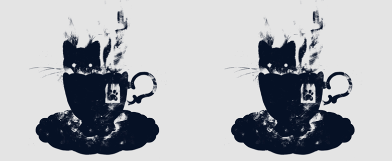 Having Tea With my Lovely Cat