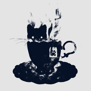 Having Tea With my Lovely Cat