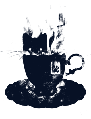 Having Tea With my Lovely Cat