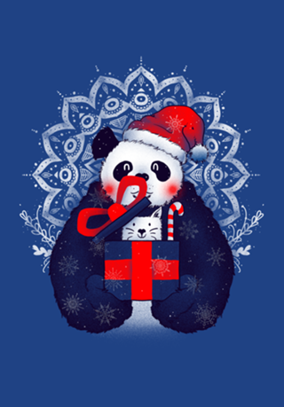 Xmas Panda