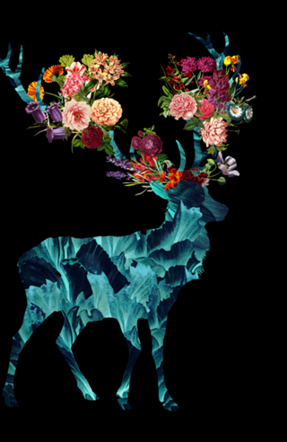 Spring itself floral dark