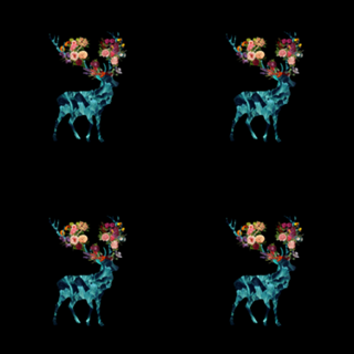 Spring itself floral dark