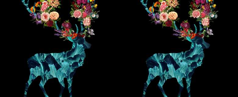 Spring itself floral dark