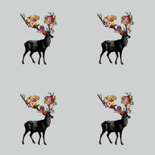 Spring Itself Deer Floral