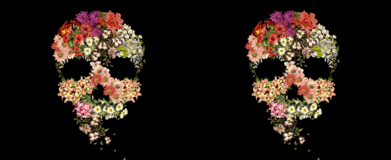 Skull Floral Decay