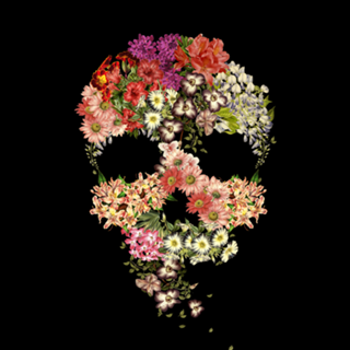 Skull Floral Decay