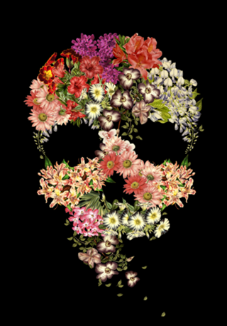 Skull Floral Decay