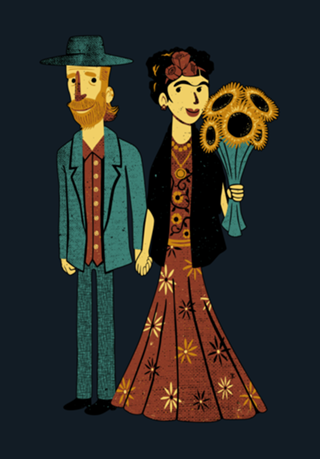 Love is Art Frida Kahlo and Van Gogh
