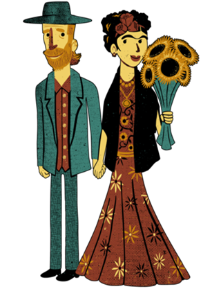 Love is Art Frida Kahlo and Van Gogh