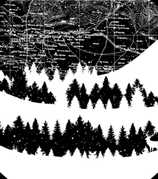 Map Silhouette Circle