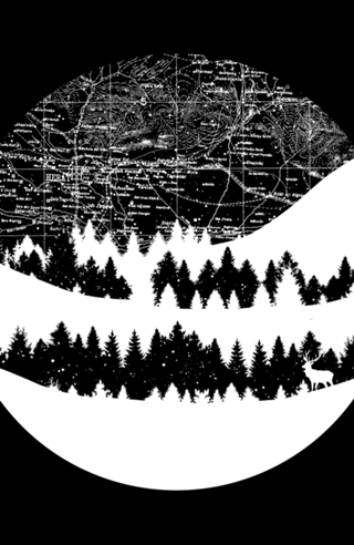 Map Silhouette Circle