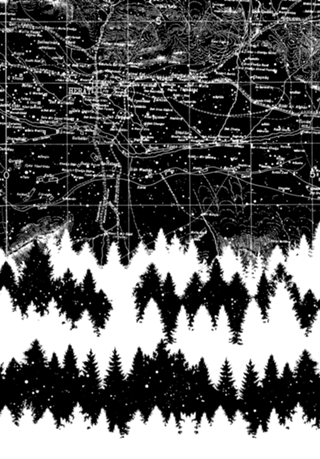 Map Silhouette Square