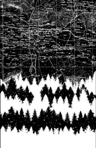 Map Silhouette Square