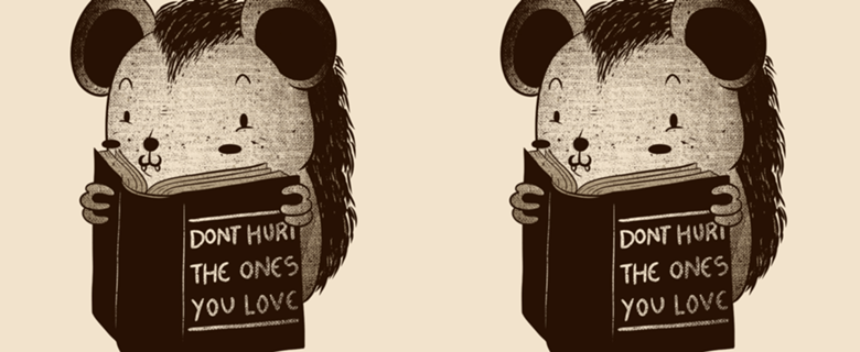 Hedgehog Book Don't Hurt The Ones You Love