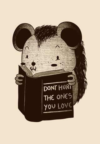 Hedgehog Book Don't Hurt The Ones You Love
