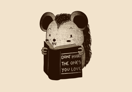 Hedgehog Book Don't Hurt The Ones You Love