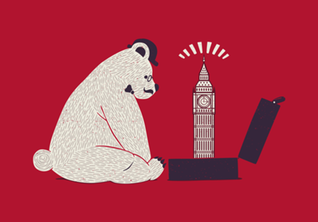 Traveler Tourist Big Ben Bear UK