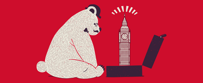 Traveler Tourist Big Ben Bear UK