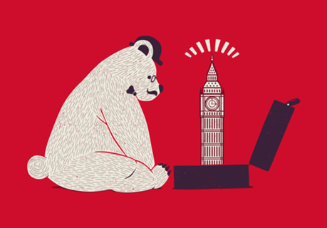 Traveler Tourist Big Ben Bear UK