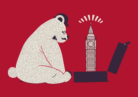 Traveler Tourist Big Ben Bear UK
