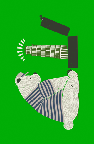 Traveler Tourist Tower of Pisa Bear Italy