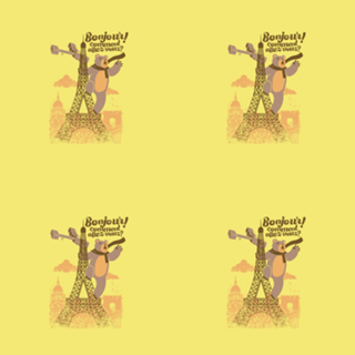 Paris King Kong Bear Eiffel Tower
