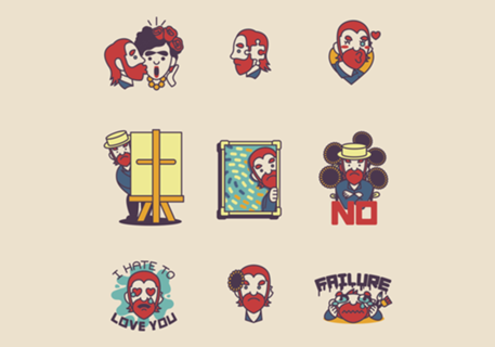 Van Gogh Stickers