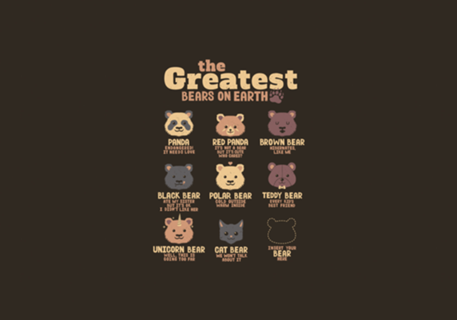 Greatest Bears Insert your Bear