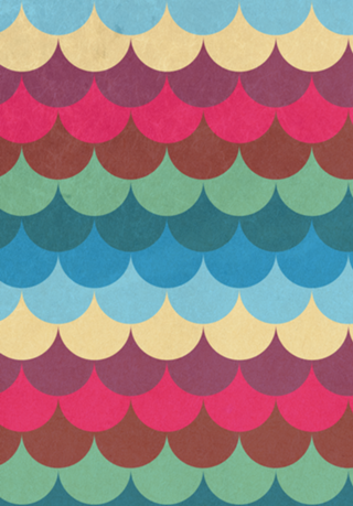 Colorful Mermaid Pattern