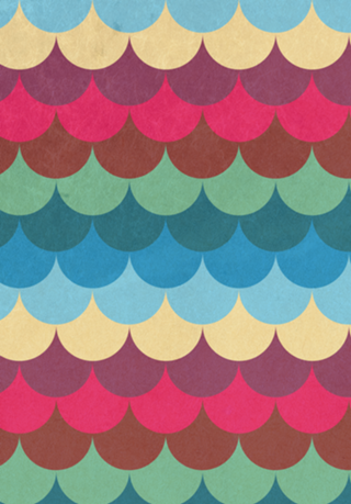 Colorful Mermaid Pattern
