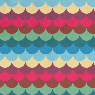 Colorful Mermaid Pattern