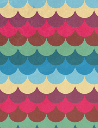 Colorful Mermaid Pattern