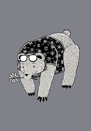 Goth Bear Florida Vacation