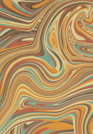 Rainbow Marble Organic Texture