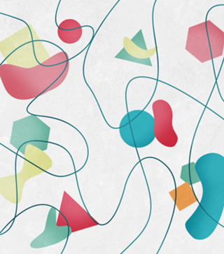Geometric Miró Pattern