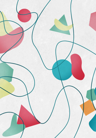 Geometric Miró Pattern