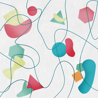 Geometric Miró Pattern