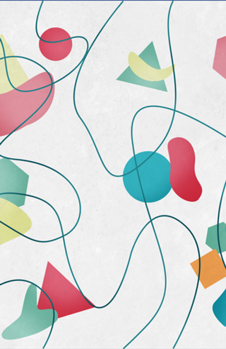 Geometric Miró Pattern