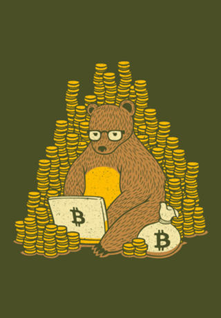 Bitcoin Miner T-shirt Bear